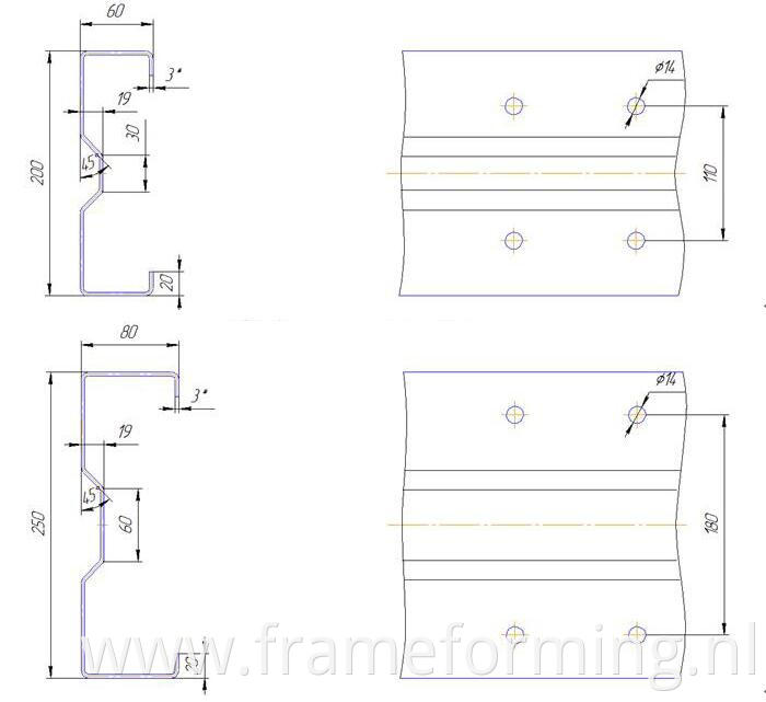 M purline roll forming machine 8